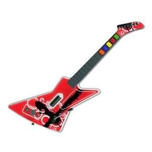  Red Groupie Design Guitar Hero X plorer Guitar Controller 