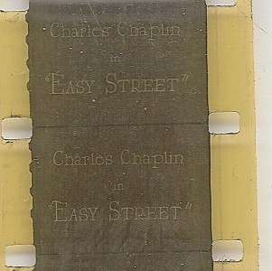   CHAPLIN EASY STREET 1 and 2 16 MM FILM REEL CANISTER WW1 WW2  