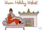 warm holiday wishes cards Christmas African American