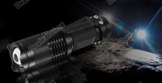Adjustable Focus Zoom CREE LED Ultra Bright Flashlight Torch For 