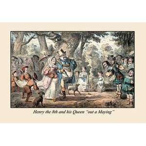    Art Henry VIII and His Queen Out aMaying   06724 1