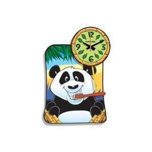  Time to Brush Clock   Panda