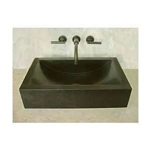   Montecito Stone Collection Tremonte Modern Sink  24L x 15W x 5.75H