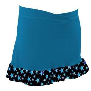  Cheerleaders Superstar Ruffled Skirt W/ Brief TURQUOISE W 