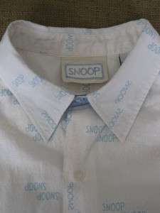 Mens SNOOP DOGG Clothing Co Button Down Shirt XL Shirts  