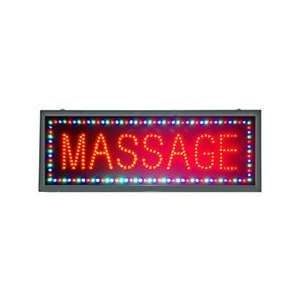  Massage Chasing Flashing LED Sign 10.5 x 28.5