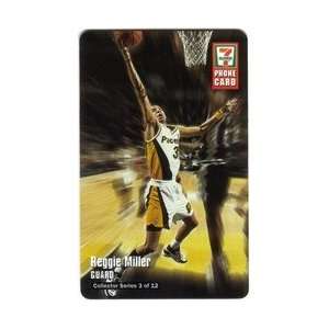  Collectible Phone Card 7 Eleven 1997 Basketball Reggie 