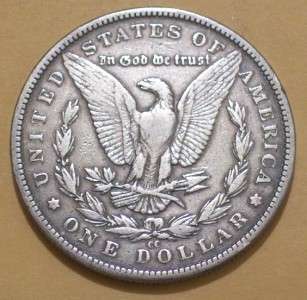 1885 CC VF Morgan Silver One Dollar  