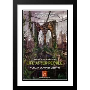  Life After People 20x26 Framed and Double Matted TV Poster 
