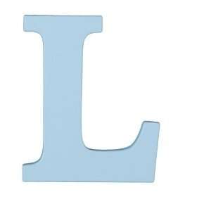  8 Inch Wall Hanging Wood Letter L Sky Baby