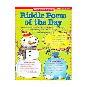   Scholastic 978 0 439 51384 5 Riddle Poem of the Day