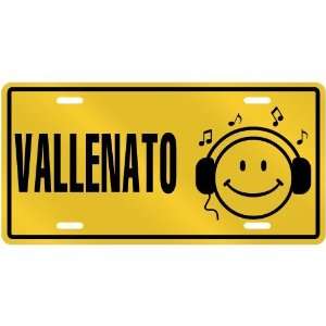  NEW  SMILE    I LISTEN VALLENATO  LICENSE PLATE SIGN MUSIC 