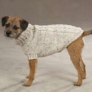  XXS Dublin Classic Cable Knit Dog Sweater