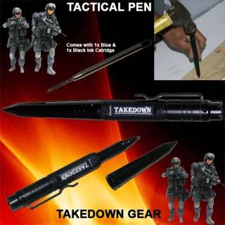 Silver Tactical Pen Takedown Self Defense Weapon Pens  