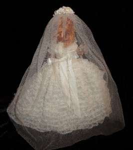 BB Vintage Alexander Brenda Starr Yolanda Bride Doll High Color Face 