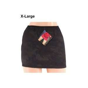  Brocade mini skirt black x large 