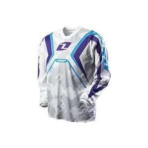  2012 ONE INDUSTRIES CARBON JERSEY   NAPALM (LARGE) (WHITE 