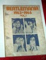 1963   1966 BEATLEMANIA Song Book Volume 1  