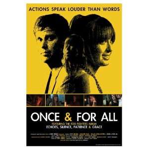 Once & For All Poster 27x40 Cory Reeder Jennifer Ross Hollis Sherman 