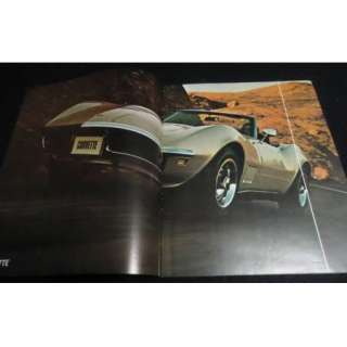 1969 Chevrolet Car Brochure CORVETTE CAMARO CHEVELLE ++  