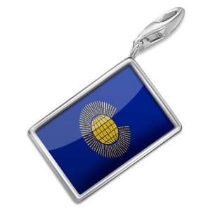  FotoCharms Commonwealth Flag   Charm with Lobster Clasp 