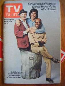 TV GUIDE~MAGAZINE~MAR 1976~CHICO AND THE MAN~TV CARS  