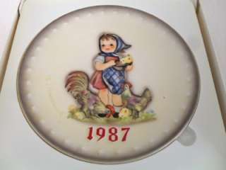 RARE COMPLETE SET HUMMEL ANNUAL PLATES 1971 TO 1995 25 PLATES & BOXES 