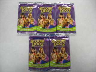 Pack Lot SCOOBY DOO 2 Movie Trading Cards  