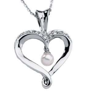  Heart and Soul™ Pendant & Chain/Sterling Silver Jewelry