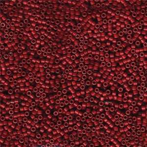  DB0654 Dyed Opaque Cranberry Miyuki Seed Beads Tube Arts 