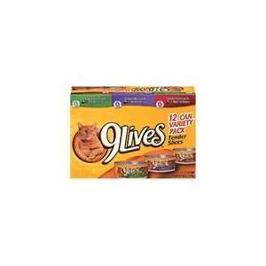  9 Lives Chicken, Veal and Beef Tender Slices Canned Cat Food 