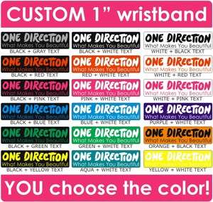 Thats What Makes You Beautiful 1D One Direction 1 Inch Wristband 