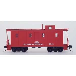 HO RTR Side Door Caboose, IC/Red #9811 Toys & Games