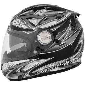  Scorpion EXO 1100 Street Demon Helmet   X Small/Grey Automotive