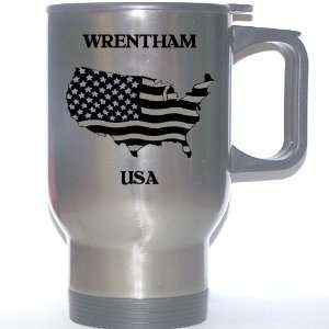  US Flag   Wrentham, Massachusetts (MA) Stainless Steel Mug 