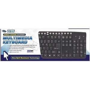  I Concepts 90250N/S Direct Access Multimedia Usb Keyboard 