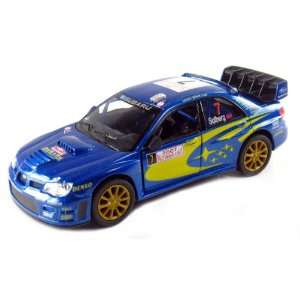  5 2007 Subaru Impreza WRC Racing 136 Scale (Blue) Toys 