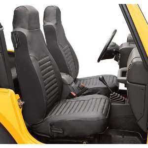   Jeep Wrangler Front Seat Covers   TJ / LJ   In Black Denim Automotive