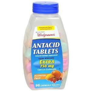  Extra 750 mg Chewable Antacid/Calcium Supplement 