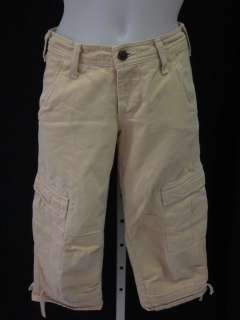 JOIE Yellow Cropped Cargo Jeans Pants Sz 24  