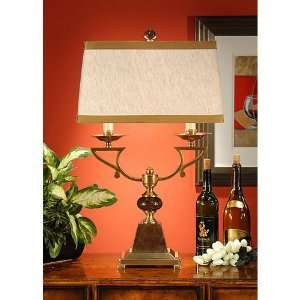  Wildwood Lamps 9213 Marble 1 Light Table Lamps in Antique 