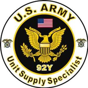  United States Army MOS 92Y Unit Supply Specialist Decal 