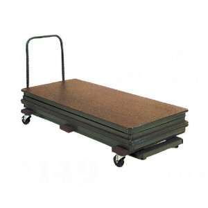  Correll Flat Stacking Folding Table Truck for 6 Tables 