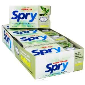   Spry Green Tea Gum Blister Pack   1 Pack   Gum
