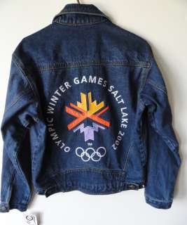 Salt Lake City Winter Olympics 2002 Denim Jacket S Men  
