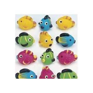  Sqeeze Fish With Bulging Eyes (12/PKG) Toys & Games