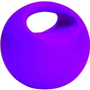  Aeromat 10Lb Grip Weight Ball   Purple