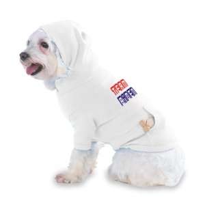  TEAM BIDEN Hooded T Shirt for Dog or Cat LARGE   WHITE 