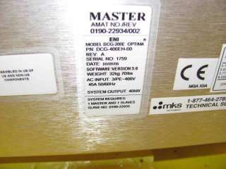 ENI DCG 200 DCG 200E Optima DC Power Master 0190 22934  