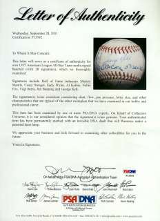   STAR BALL SIGNED BY 28 TEAM BASEBALL PSA/DNA YANKEES MICKEY MANTLE WOW